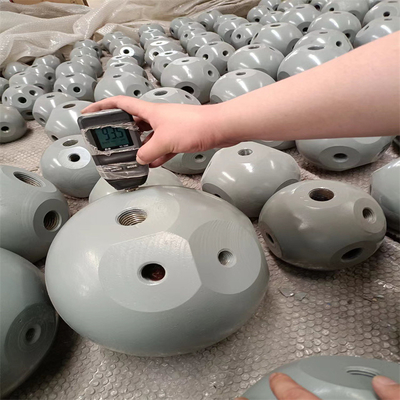 Q235 a adapté le connecteur aux besoins du client de noeud de cadre de l'espace de Tuball pour la production de mousse de cône