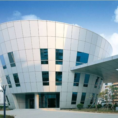 Bâtiment durable adapté aux besoins du client de construction en aluminium de mur rideau