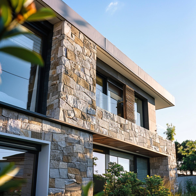 Murs de rideau en granit pour les villas haut de gamme