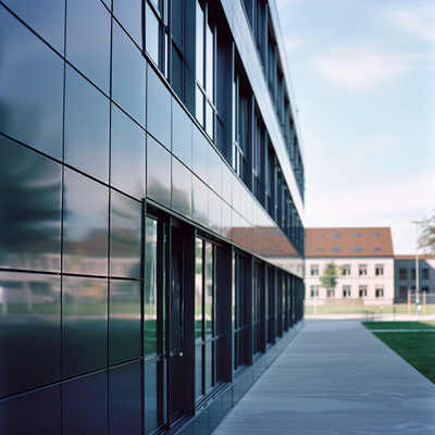 Murs-rideaux en aluminium pour les bâtiments hospitaliers Solutions de façade élégantes sûres et durables