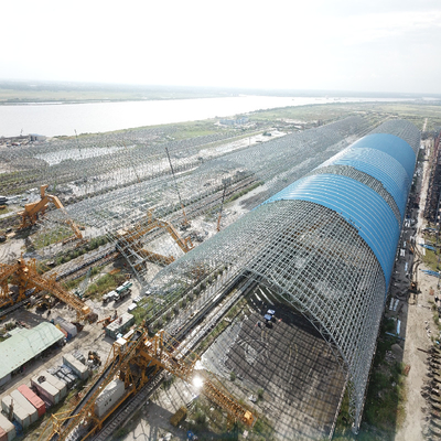 Grande envergure du cadre Q345 en acier de la construction 100-300m de l'espace de grille légère de cadre