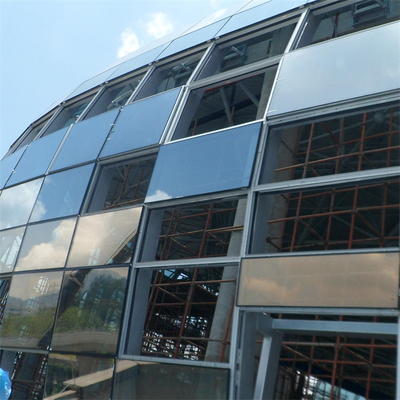 Panneau en verre externe FRP de façade de mur rideau de revêtement de DAO de Bule Q235B