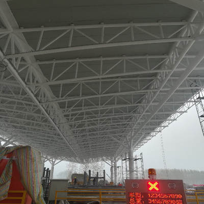 Le recourbement de construction d'auvent de plaza de péage de Q235B a galvanisé l'installation de Quilk