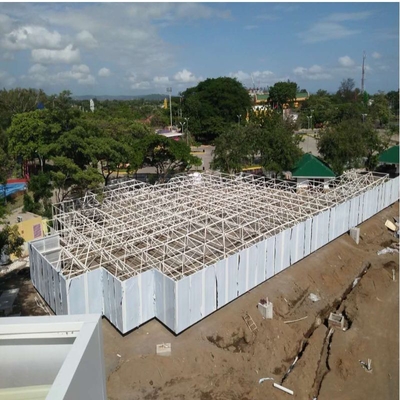 L'espace Q355 en acier encadre la toiture de structure métallique de construction de 0.5mm 0.9mm