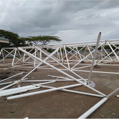 L'espace Q355 en acier encadre la toiture de structure métallique de construction de 0.5mm 0.9mm