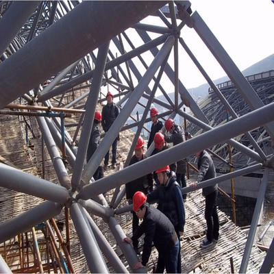 L'espace Q235 en acier préfabriqué encadre le bâtiment de structure métallique de toit de 820mm