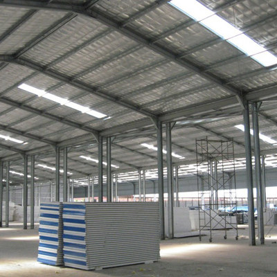 Toit portail en acier de la structure de toit du cadre Q355 50-120mm pour l'exposition hall