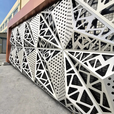Construction en aluminium en verre 0.36mm-0.6mm de mur rideau de Q355B adaptés aux besoins du client