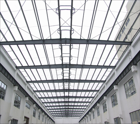 Unité centrale préfabriquée d'installation de lucarne de dôme de toit en métal pour la construction de bâtiments
