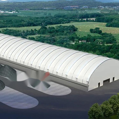 Structure de membrane de la tension Q235 construisant le toit de l'unité centrale 0.6mm imperméable