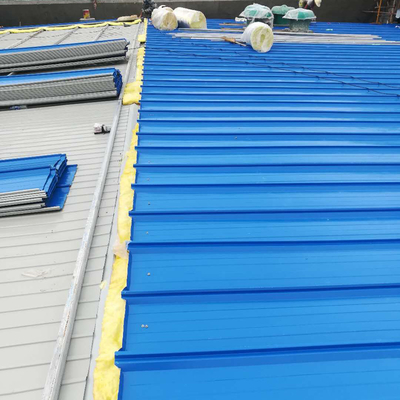 Q345 préfabriqué Tin Roof Maintenance industriel 0.8mm 50mm galvanisés