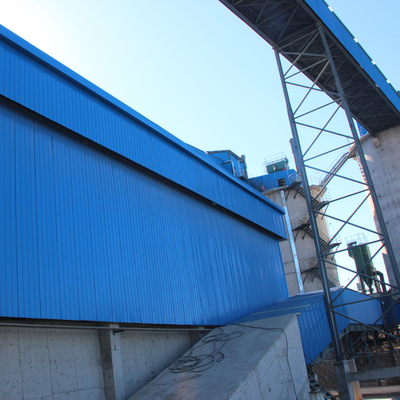 Hangars préfabriqués faits sur commande d'atelier de l'entrepôt 50mm d'acier de construction