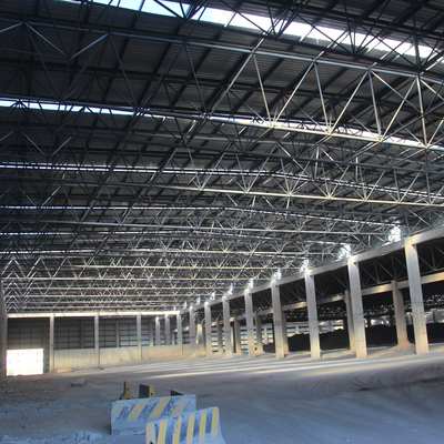 Structure de toit d'entrepôt d'entrepôt d'usine d'unité centrale 50mm 120mm adapté aux besoins du client