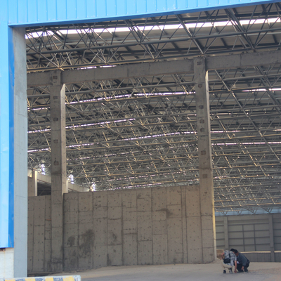 Structure de toit d'entrepôt d'entrepôt d'usine d'unité centrale 50mm 120mm adapté aux besoins du client