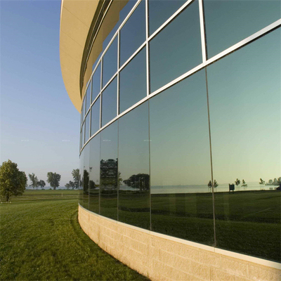 La façade Q355 extérieure lambrisse le double DAO en verre de mur rideau de 1.5mm