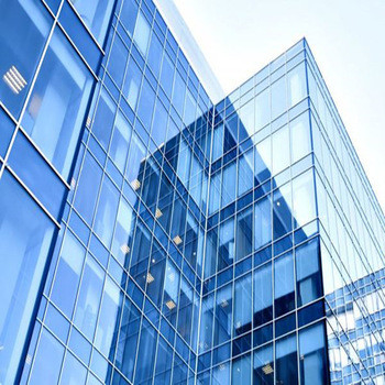 Rideau en verre d'aluminium à traitement de bord rond avec joints EPDM et rupture thermique