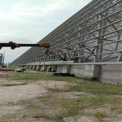 Mi recourbement en acier de structure de botte de Grey Paint Light Glass Frame 100-300m
