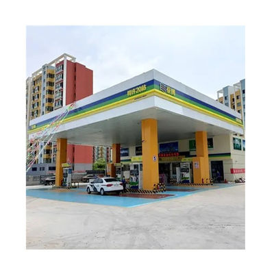 Structures en acier à ossature spatiale, toitures, stations-service, systèmes de toiture de péage, ISO, GB