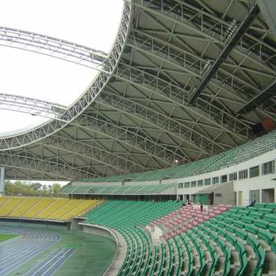 Structure métallique durable de stade de conception préfabriquée pour la grande envergure