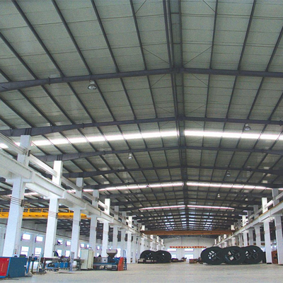 Conception préfabriquée de grande longue de l'envergure Q235 usine de structure métallique