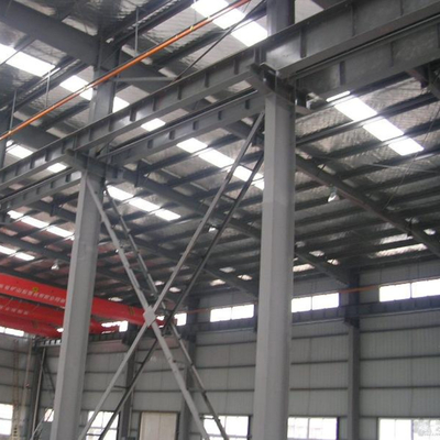 Conception préfabriquée de grande longue de l'envergure Q235 usine de structure métallique