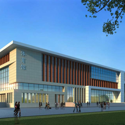 Conception préfabriquée de gymnase de structure métallique de grande envergure