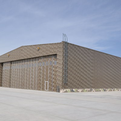 Hangars préfabriqués en acier faits sur commande d'atelier de la base 50mm de structure de toit