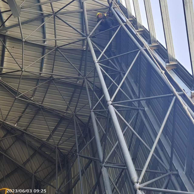 Cadre en acier léger Q235 préfabriqué pour la structure de bâtiment de hangar