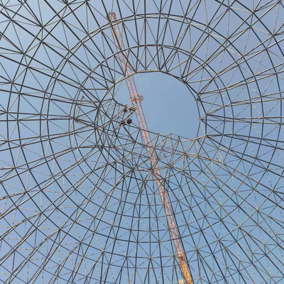 Conception préfabriquée par construction en acier de cadre de l'espace de Q345 S355JR/Q235 S235JR
