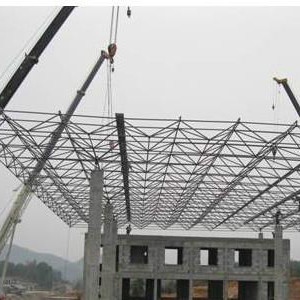 Cadre en acier léger préfabriqué de station service pour la structure de bâtiment de construction