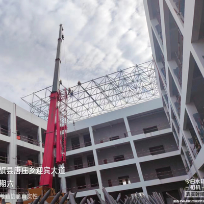 Construction légère préfabriquée d'école de structure de bâtiment de cadre en acier Q235 grand diamètre