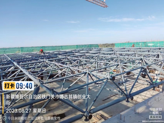 Conception préfabriquée pour la construction de cadres spatiaux en acier Q345 S355JR / Q235 S235JR
