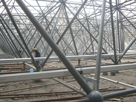 Q235 Structure en acier préfabriquée sur mesure haute résistance au feu bâtiment en acier cadre spatial