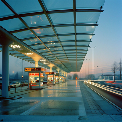 Un cadre spatial de station-service magnifiquement conçu et construit pour vous