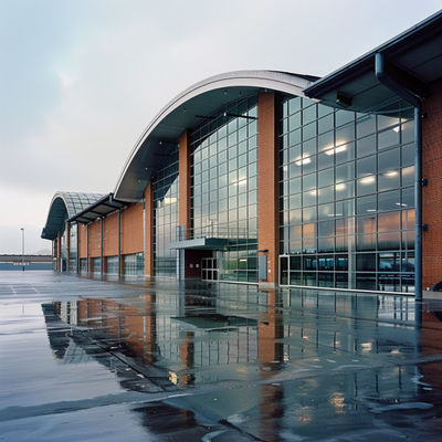 Structure spatiale élégante et innovante pour les bibliothèques et salles d'exposition