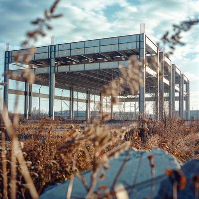 Couvertures en acier pour entrepôts Solutions structurelles efficaces et fiables