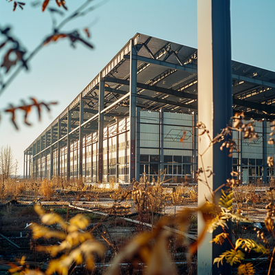 Couvertures en acier pour entrepôts Solutions structurelles efficaces et fiables