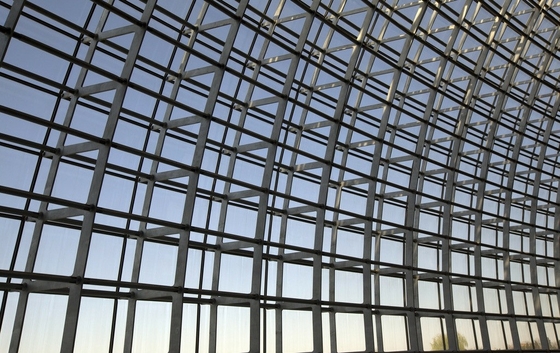 Paroi de rideau en verre thermique et acoustique double stratifié pour les grandes gares et les aéroports