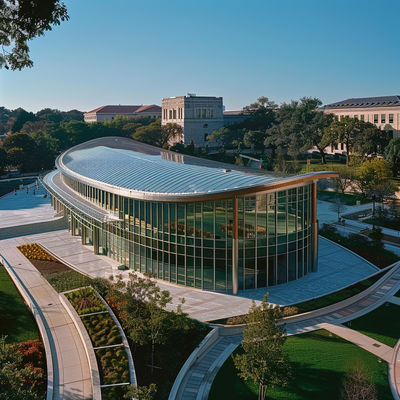 Structure spatiale en acier pour les grandes salles de cinéma Conception innovante et intégrée structurelle