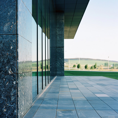 Mur de rideau de granit pour les grands centres artistiques Esthétique sophistiquée et durabilité
