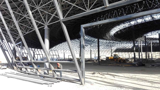 Cadre d'espace Réservoir de charbon Roof dans la construction de structures en acier