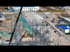 Structure du toit de l'enceinte en acier préfabriqué de longue portée